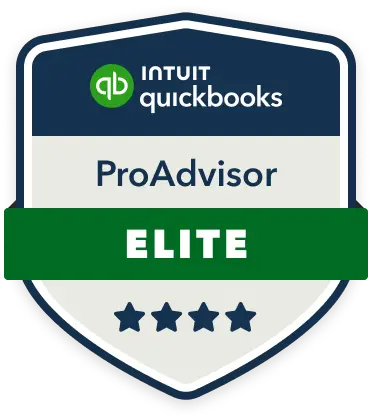 Intuit Top 100 ProAdvisor badge — Sharrin Fuller 2025